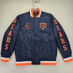 Chicago Bears Youth Jacket Large (14-16) Embroidered Stitched Logo Quilted